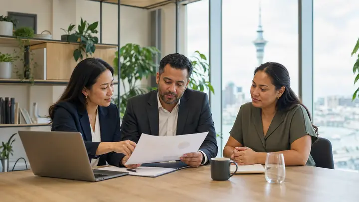 Illustrative accounting and professional advisory meeting